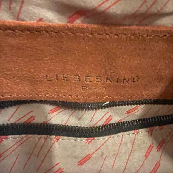 Liebeskind red leather bag with studs - Picture 3 of 5